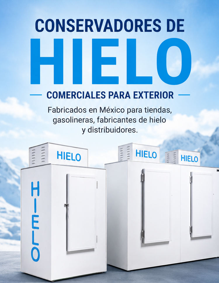 congeladores hielo en bolsa
